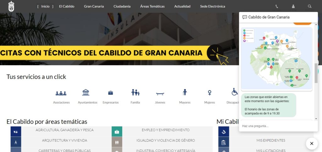 Asistente Virtual del Cabildo de Gran Canaria